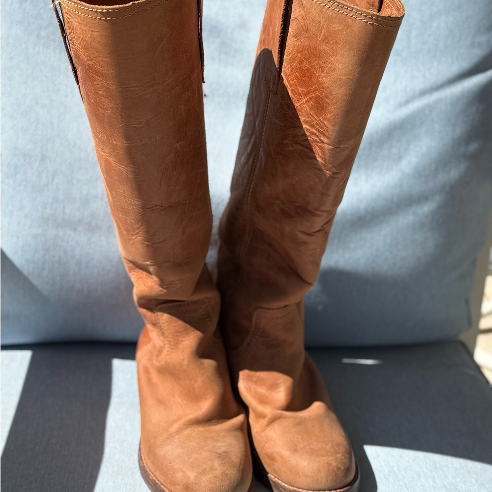 Vintage Steve Madden Natalie pull on Leather boots
